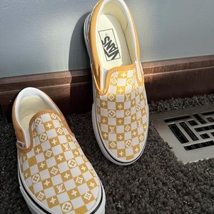 Hand painted Louis Vuitton Custom Vans